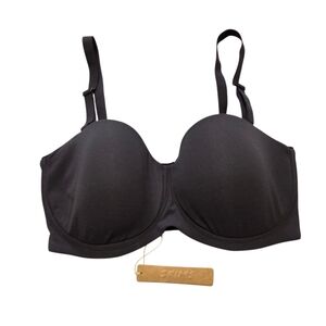 SKIMS FITS EVERYBODY Strapless Bra Onyx Black 34DD NWT